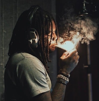 Chief Keef pictured in a recording studio. Chief Keef pictured in a recording studio.